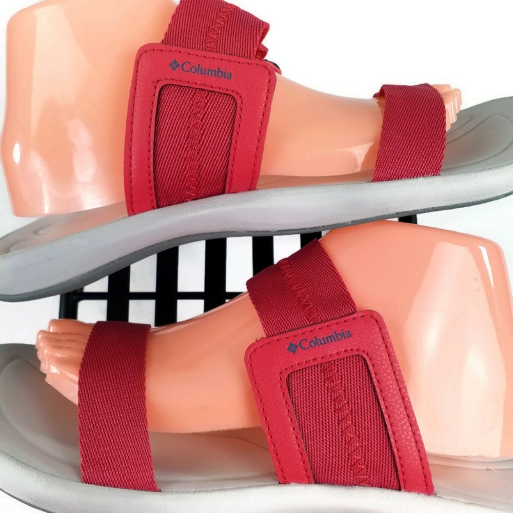Columbia Caprizee Red Sport Sandals Womens Size 11 Adjustable Strap Comfort EUC - Picture 7 of 10